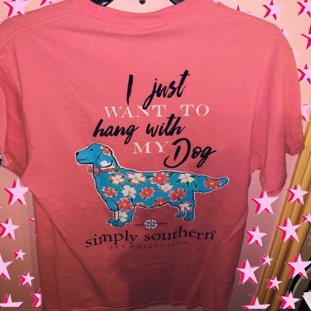 Simply Southern dog shirt!
